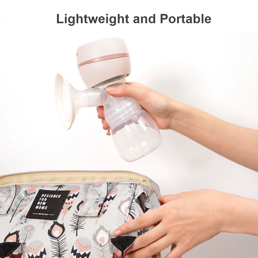 Electric Breast Pump Breast Pump with LED Screen Milk Puller for Breastfeeding Low Noise with 180ml Milk Bottle BPA-free - MAGUSTA BEAUTY