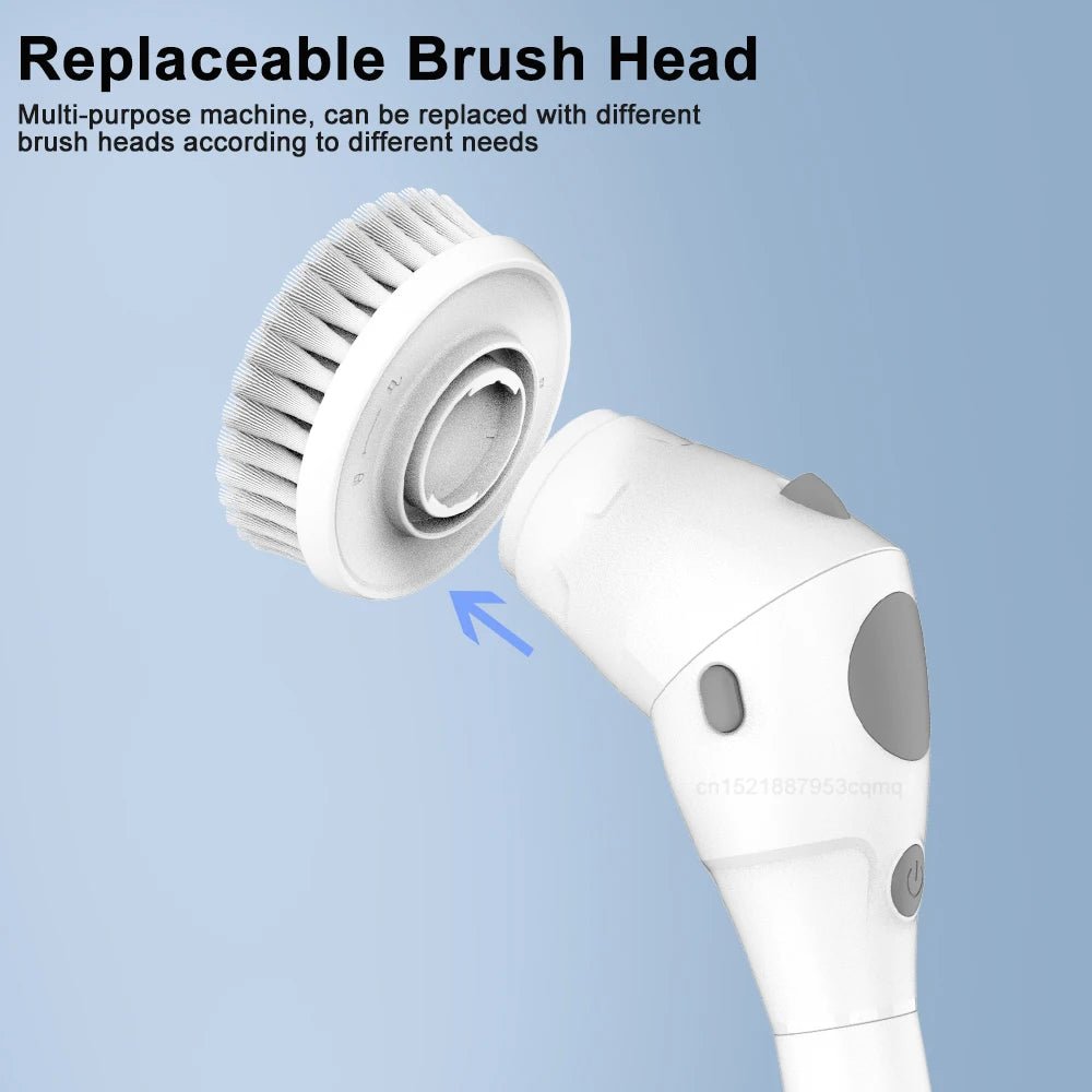 Electric Cleaning Brush 8 in 1 Multifunctional Household Wireless Rotatable Cleaning Brush For Bathroom Kitchen Windows Toilet - MAGUSTA BEAUTY