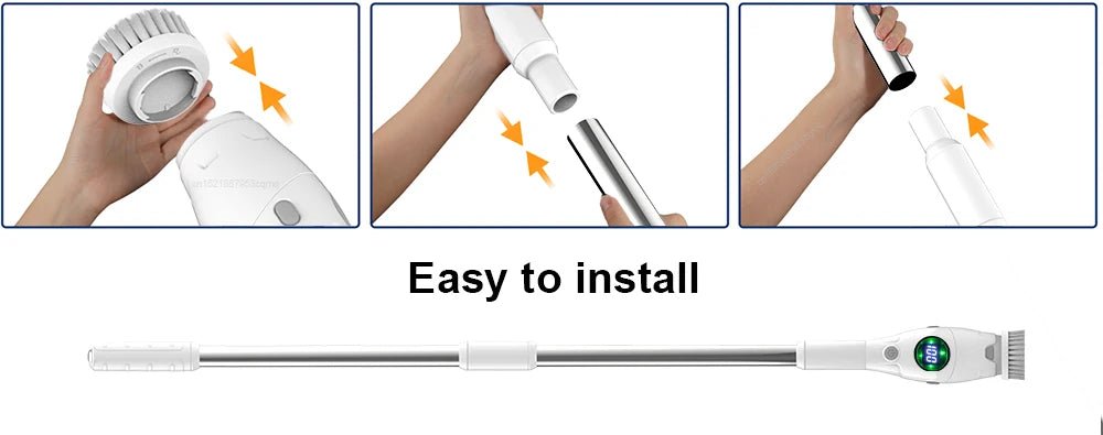 Electric Cleaning Brush 8 in 1 Multifunctional Household Wireless Rotatable Cleaning Brush For Bathroom Kitchen Windows Toilet - MAGUSTA BEAUTY
