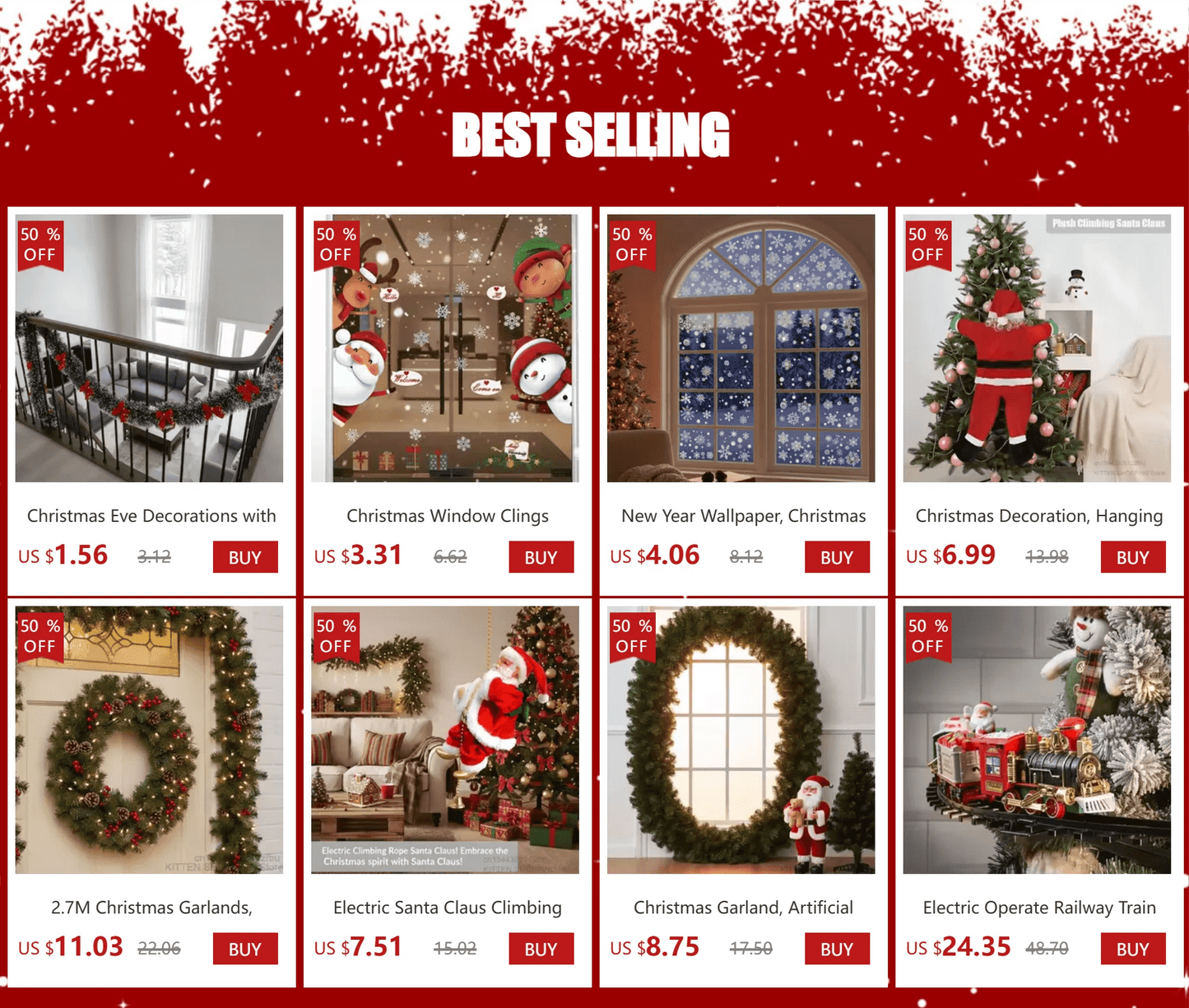 Electric Climbing Ladder Santa Claus Doll with Music, Christmas Tree Hanging Decorations, Christmas Decoration, Kids Xmas Gifts - MAGUSTA BEAUTY