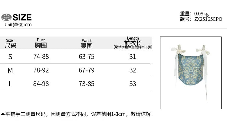 European and American fashion suspender embroidery printing bow waist vest female ins niche spice girl wind Joker slim top - MAGUSTA BEAUTY