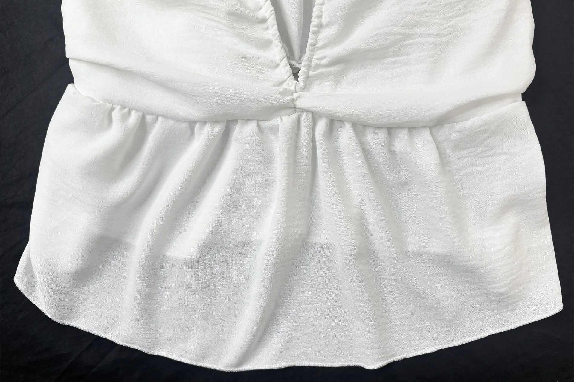 Fairyshely 2026 Sexy Female Tied Halter Top Women Sleeveless Ruffle Short Vest Summer Lady V Neck Off Shoulder Club Crop Tops - MAGUSTA BEAUTY