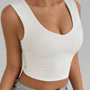 Fairyshely Sexy Female Summer Strap Crop Top 2026 Women Sleeveless Bodycon Short Vest Lady White Off Shoulder Club Crop Tops - MAGUSTA BEAUTY