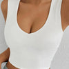 Fairyshely Sexy Female Summer Strap Crop Top 2026 Women Sleeveless Bodycon Short Vest Lady White Off Shoulder Club Crop Tops - MAGUSTA BEAUTY