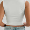 Fairyshely Sexy Female Summer Strap Crop Top 2026 Women Sleeveless Bodycon Short Vest Lady White Off Shoulder Club Crop Tops - MAGUSTA BEAUTY