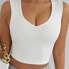 Fairyshely Sexy Female Summer Strap Crop Top 2026 Women Sleeveless Bodycon Short Vest Lady White Off Shoulder Club Crop Tops - MAGUSTA BEAUTY