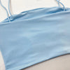 Fairyshely Sexy Female Summer Tied Strap Top 2026 Women Lace Sleeveless Bodycon Short Vest Lady Blue Off Shoulder Club Crop Tops - MAGUSTA BEAUTY