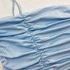 Fairyshely Sexy Female Summer Tied Strap Top 2026 Women Lace Sleeveless Bodycon Short Vest Lady Blue Off Shoulder Club Crop Tops - MAGUSTA BEAUTY