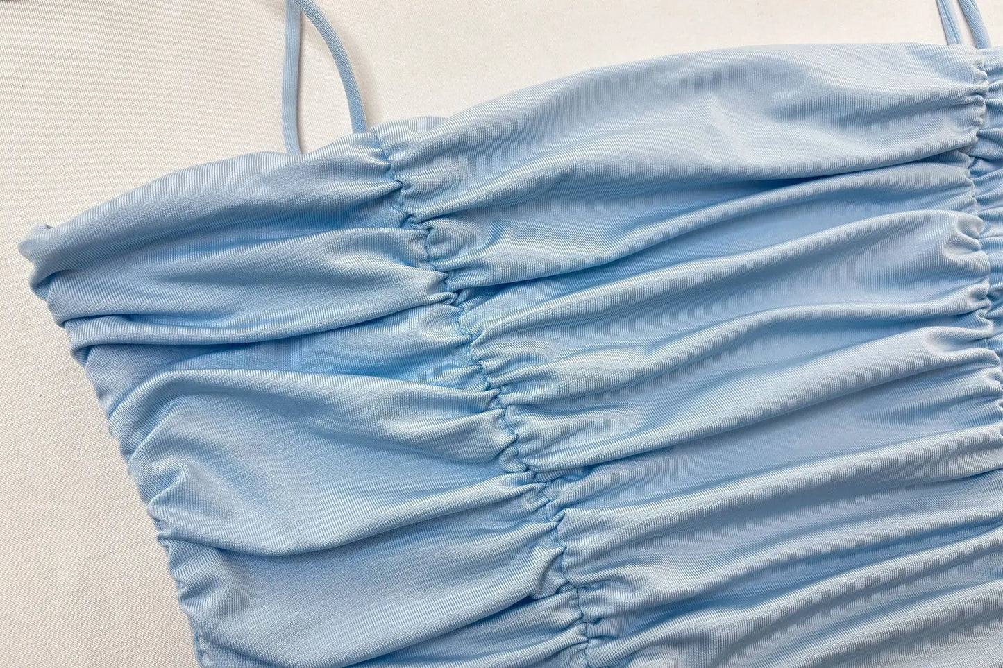 Fairyshely Sexy Female Summer Tied Strap Top 2026 Women Lace Sleeveless Bodycon Short Vest Lady Blue Off Shoulder Club Crop Tops - MAGUSTA BEAUTY
