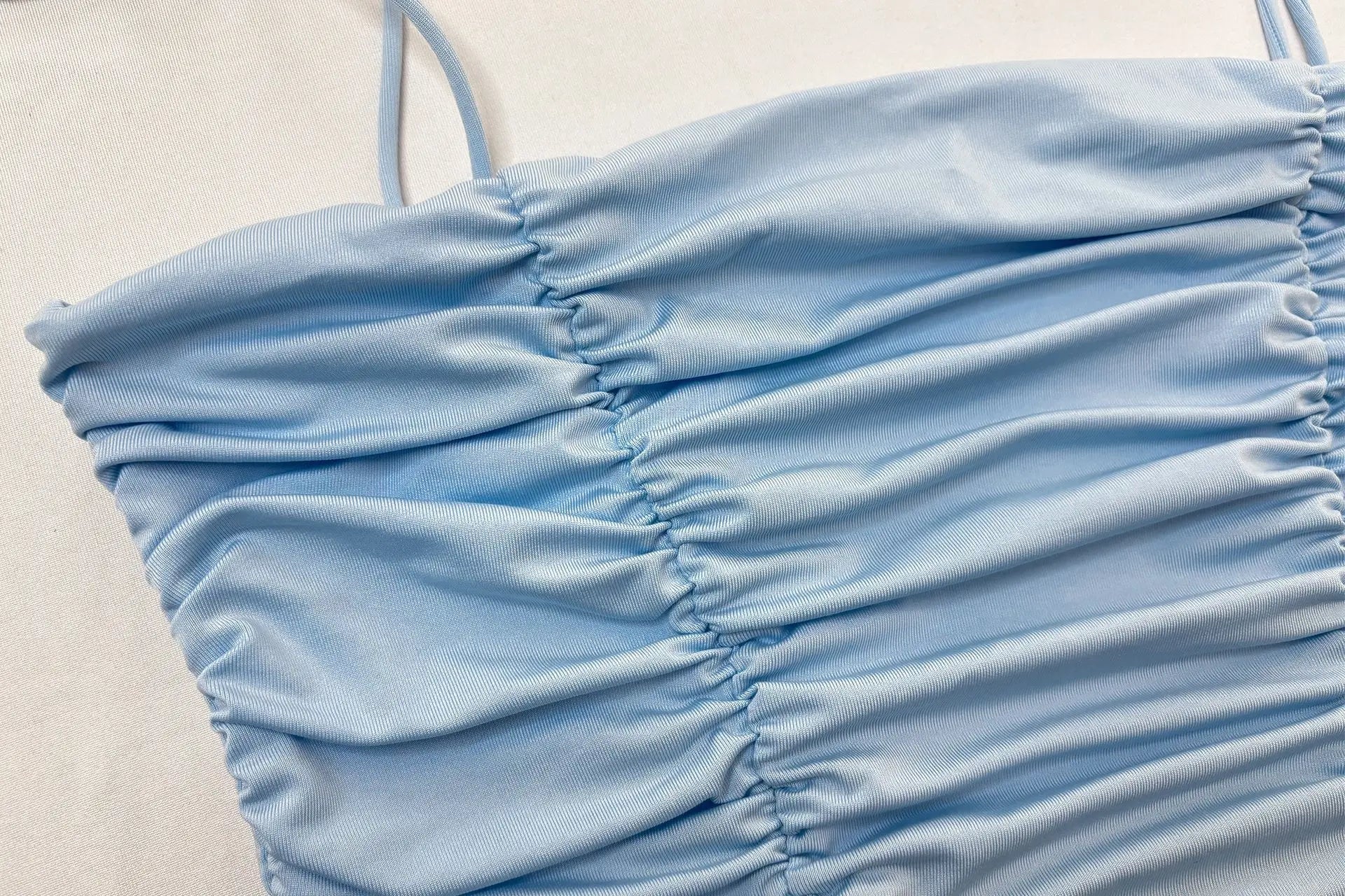 Fairyshely Sexy Female Summer Tied Strap Top 2026 Women Lace Sleeveless Bodycon Short Vest Lady Blue Off Shoulder Club Crop Tops - MAGUSTA BEAUTY