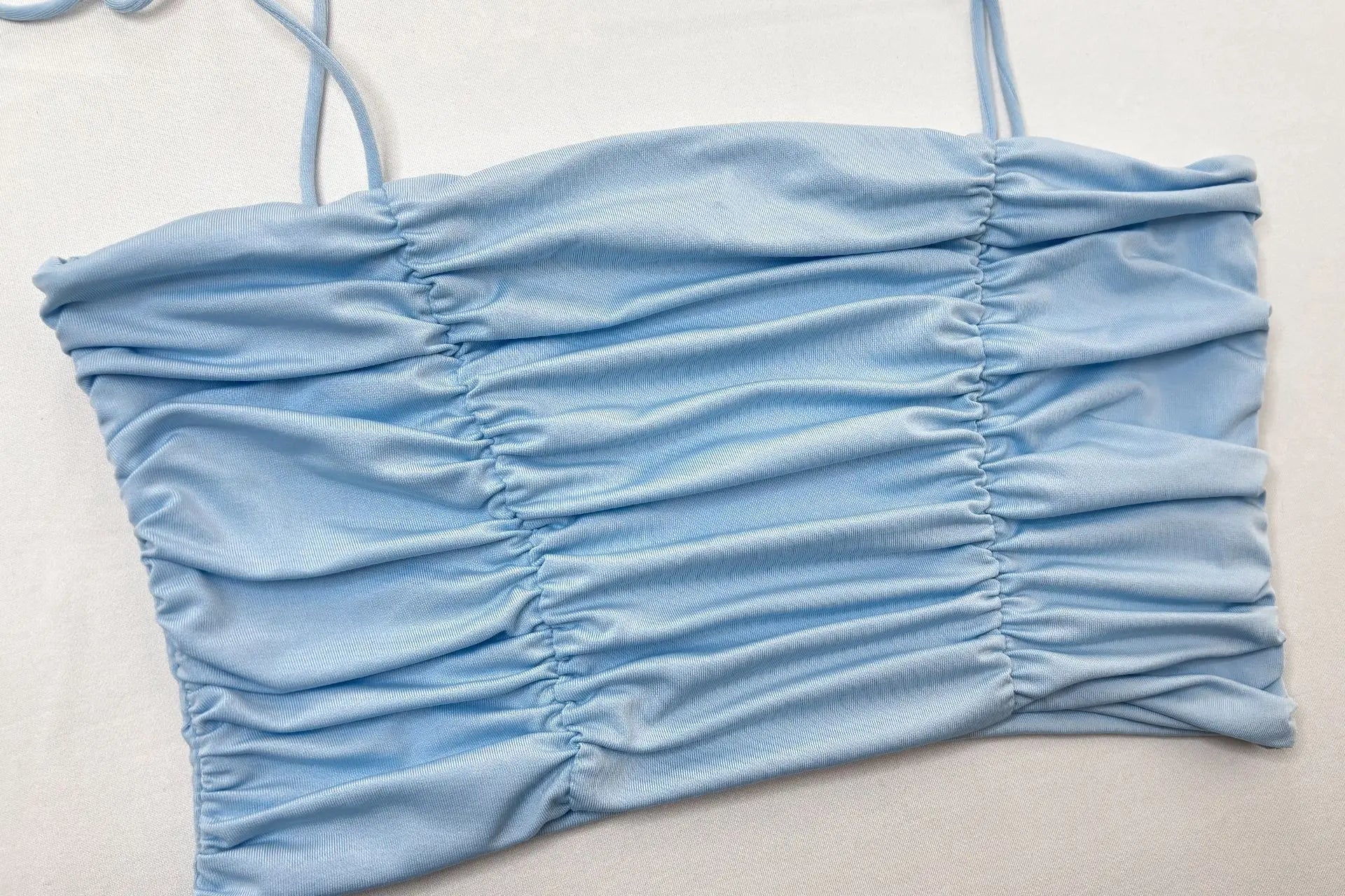 Fairyshely Sexy Female Summer Tied Strap Top 2026 Women Lace Sleeveless Bodycon Short Vest Lady Blue Off Shoulder Club Crop Tops - MAGUSTA BEAUTY