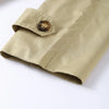 Fashion Belt Short Trench Coat Women Stand Collar Double Breasted Pocket Long Sleeve Coats 2025 Autumn Lady Commute Chic Outwear - MAGUSTA BEAUTY