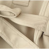 Fashion Belt Short Trench Coat Women Stand Collar Double Breasted Pocket Long Sleeve Coats 2025 Autumn Lady Commute Chic Outwear - MAGUSTA BEAUTY