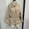 Fashion Belt Short Trench Coat Women Stand Collar Double Breasted Pocket Long Sleeve Coats 2025 Autumn Lady Commute Chic Outwear - MAGUSTA BEAUTY