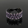 Fashion Crystal Rhinestone Hairpin Bun Hair Claw Clips Ponytail Buckle Flower Hair Clip Wedding Barrettes Valentine's Day Gift - MAGUSTA BEAUTY