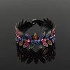 Fashion Crystal Rhinestone Hairpin Bun Hair Claw Clips Ponytail Buckle Flower Hair Clip Wedding Barrettes Valentine's Day Gift - MAGUSTA BEAUTY