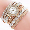 Fashion Rhinestone Blingbling Leather Wrap Quartz women watch - MAGUSTA BEAUTY
