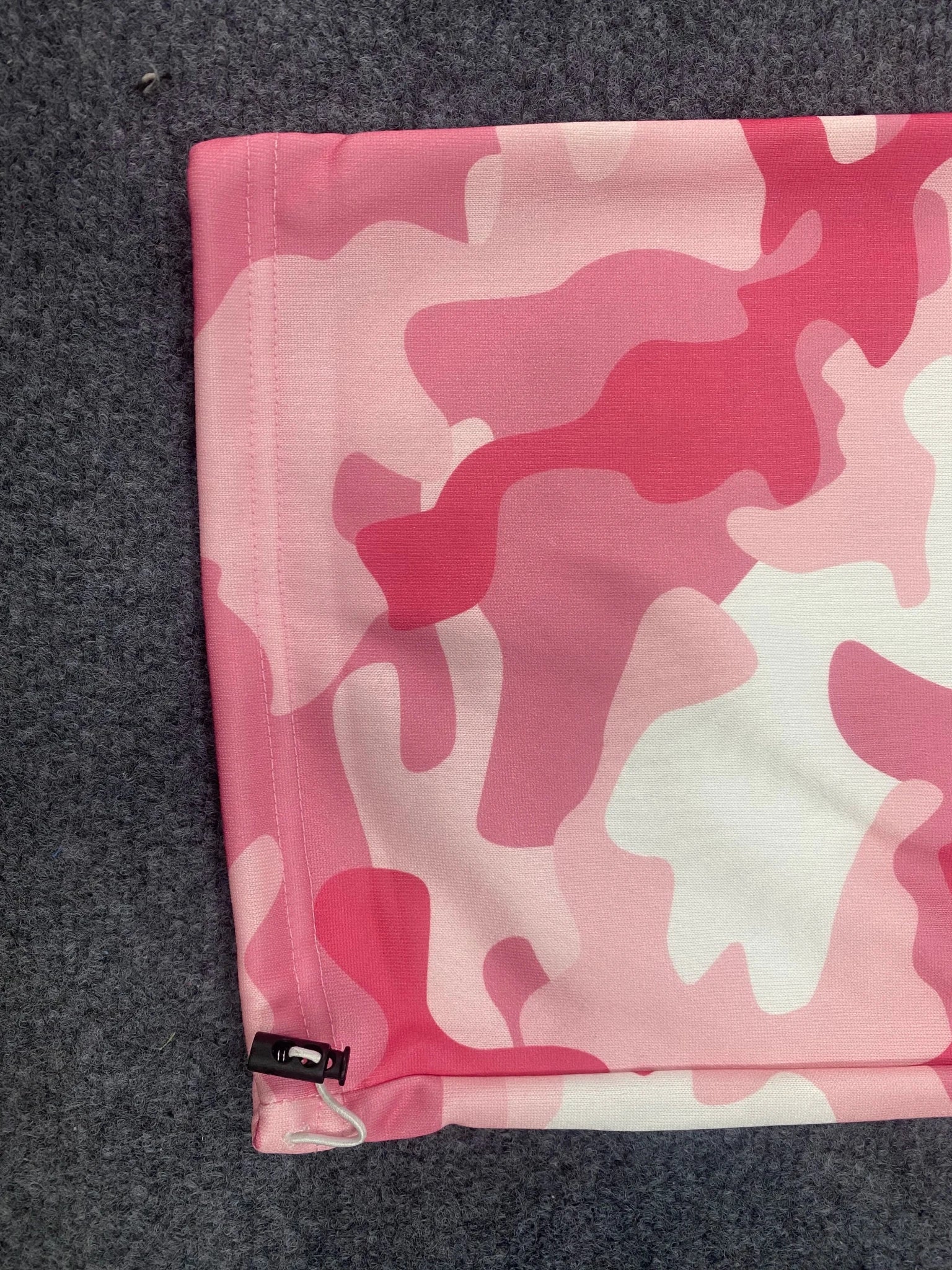 Fashion Y2K sportswear two - piece set women's hip - hop pink camouflage short waist embrace hoodie ultra - thin casual sports pants l - MAGUSTA BEAUTY