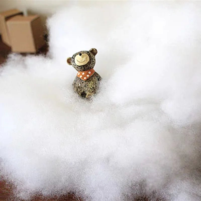 Fluffy Artificial Fake Snow Christmas Fake Cotton Decoration Set for Snow Fight Indoor Scene Xmas Village Tree Decor Doll Filler - MAGUSTA BEAUTY