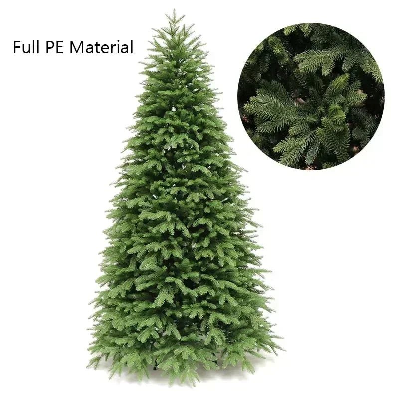 Full PE Artificial Christmas Tree Premium Luxury Encryption Large Green Xmas Tree Pine Home Party Decoration Home & Garden decor - MAGUSTA BEAUTY