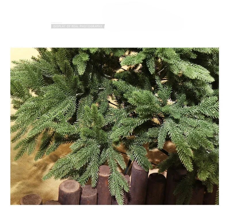 Full PE Artificial Large Christmas Tree PE Material Christmas Tree Home Party Atmosphere Xmas Decorations 1.2m to 2.1m navidad - MAGUSTA BEAUTY