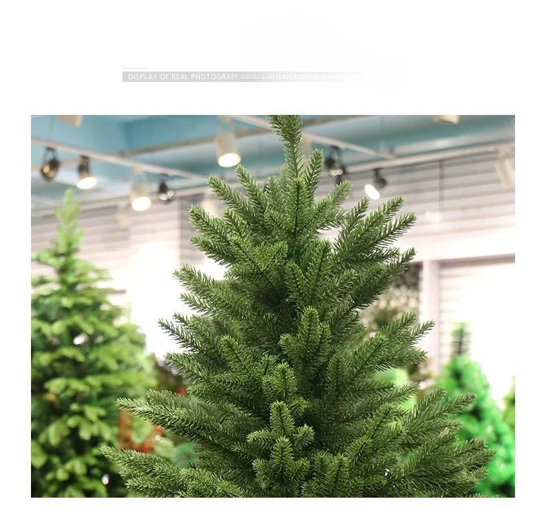 Full PE Artificial Large Christmas Tree PE Material Christmas Tree Home Party Atmosphere Xmas Decorations 1.2m to 2.1m navidad - MAGUSTA BEAUTY