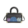 Genuine Leather Women Handbags Evening Bag Top Handle Satchel Crossbody Bag Small Hard Purse Pumpkin Box Bags - MAGUSTA BEAUTY