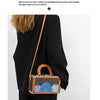 Genuine Leather Women Handbags Evening Bag Top Handle Satchel Crossbody Bag Small Hard Purse Pumpkin Box Bags - MAGUSTA BEAUTY