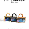 Genuine Leather Women Handbags Evening Bag Top Handle Satchel Crossbody Bag Small Hard Purse Pumpkin Box Bags - MAGUSTA BEAUTY