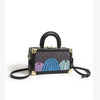 Genuine Leather Women Handbags Evening Bag Top Handle Satchel Crossbody Bag Small Hard Purse Pumpkin Box Bags - MAGUSTA BEAUTY