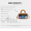 Genuine Leather Women Handbags Evening Bag Top Handle Satchel Crossbody Bag Small Hard Purse Pumpkin Box Bags - MAGUSTA BEAUTY