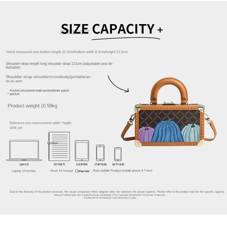 Genuine Leather Women Handbags Evening Bag Top Handle Satchel Crossbody Bag Small Hard Purse Pumpkin Box Bags - MAGUSTA BEAUTY