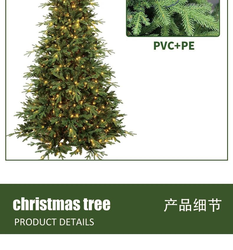 Gift Christmas Decoration High end PE Mixed Christmas Tree Encryption 1.2m 1.8m Christmas Tree - MAGUSTA BEAUTY