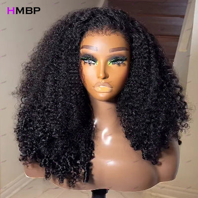 Glueless Lace Fronta Wigs Human Hair Afro Kinky Curly 500 Density 360/13x6 Hd Lace Frontal Wigs Human Hair Pre Plucked For Women - MAGUSTA BEAUTY