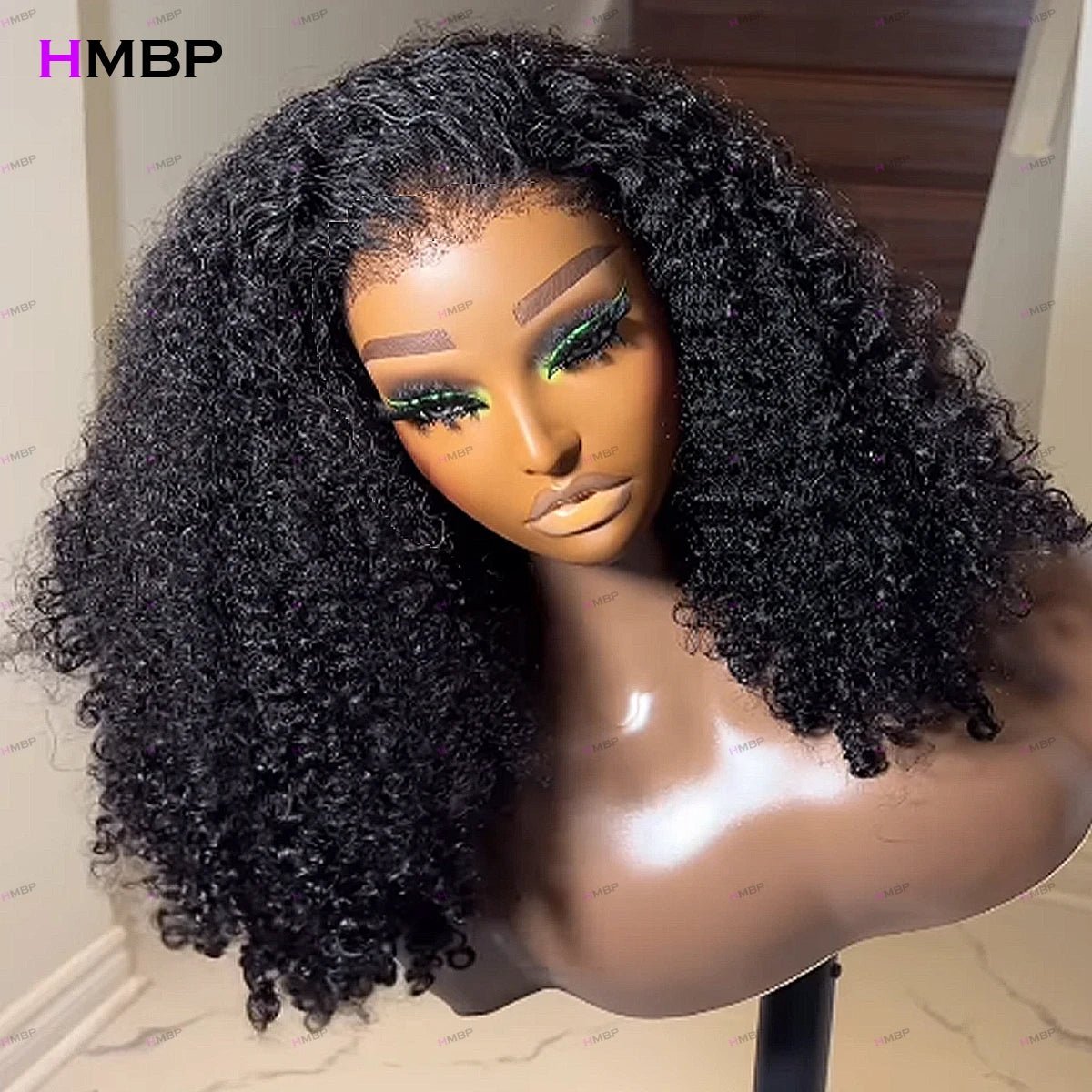 Glueless Lace Fronta Wigs Human Hair Afro Kinky Curly 500 Density 360/13x6 Hd Lace Frontal Wigs Human Hair Pre Plucked For Women - MAGUSTA BEAUTY
