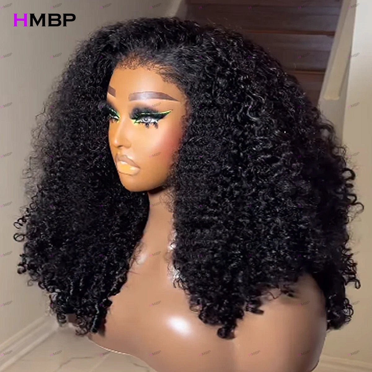 Glueless Lace Fronta Wigs Human Hair Afro Kinky Curly 500 Density 360/13x6 Hd Lace Frontal Wigs Human Hair Pre Plucked For Women - MAGUSTA BEAUTY