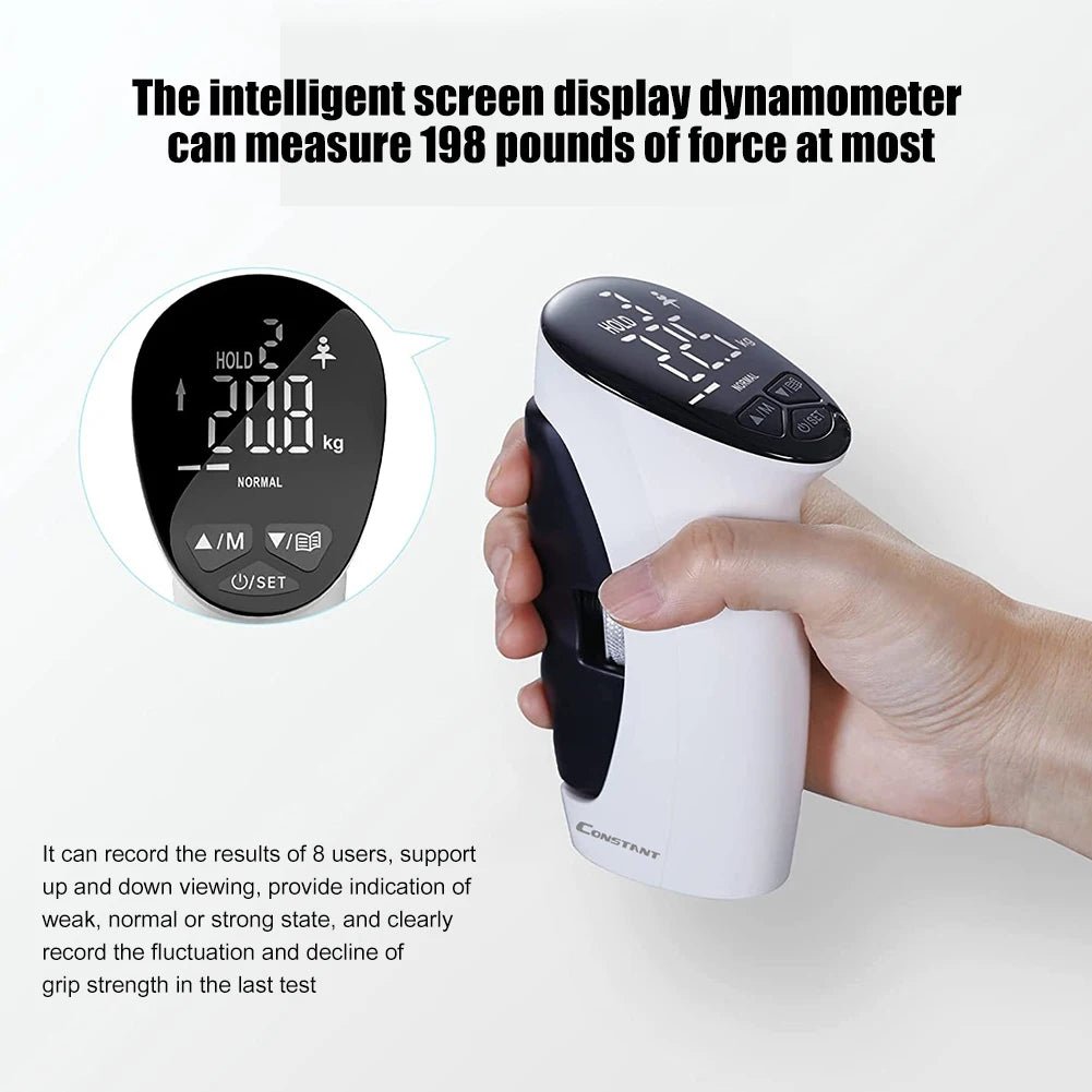 Grip Strength Trainer Grip Strength Tester Hand Grip Exerciser Hand Dynamometer Digital Electronic Hand Grip Strength Trainer - MAGUSTA BEAUTY