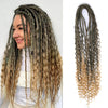 Handmade Dreadlocks Hair Extensions 24Inch Soft Crochet Dreadlock Braids Hair Synthetic Faux Locs Braids Hair For Women And Men - MAGUSTA BEAUTY
