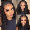 Headband Wigs Human Hair 28 30 32 Inch Water Wave Wigs 100% Real Hair Curly wig None Lace Front Wigs Full Machine Made Wigs - MAGUSTA BEAUTY