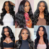 Heyju wig 13x6 HD Lace Frontal Wig 13x4 Lace Front Human Hair Wigs For Black Women Body Wave Lace Front Wig Brazilian Hair Wig - MAGUSTA BEAUTY