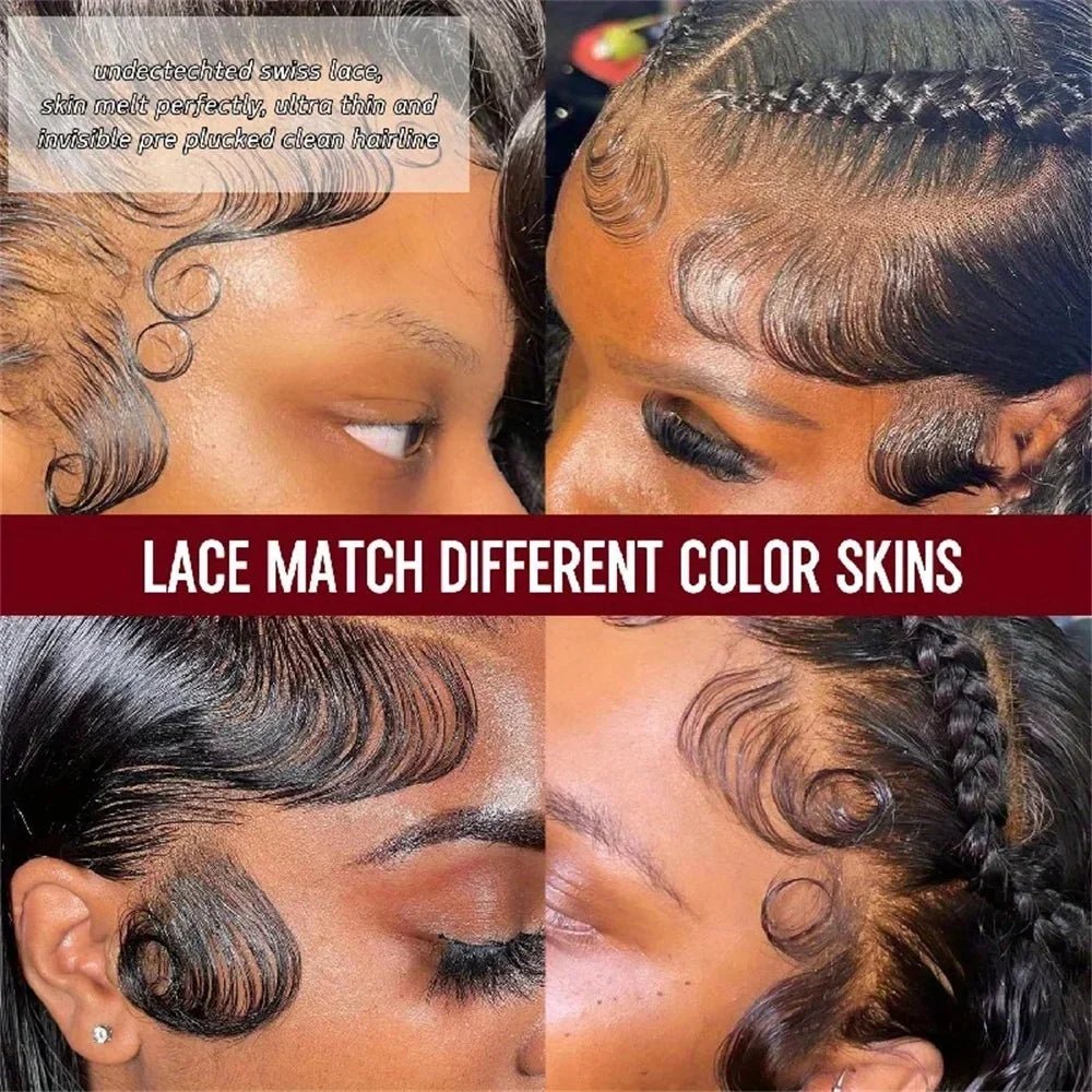 Heyju wig 13x6 HD Lace Frontal Wig 13x4 Lace Front Human Hair Wigs For Black Women Body Wave Lace Front Wig Brazilian Hair Wig - MAGUSTA BEAUTY