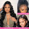 Heyju wig 13x6 HD Lace Frontal Wig 13x4 Lace Front Human Hair Wigs For Black Women Body Wave Lace Front Wig Brazilian Hair Wig - MAGUSTA BEAUTY
