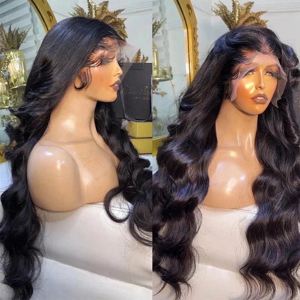 Heyju wig 13x6 HD Lace Frontal Wig 13x4 Lace Front Human Hair Wigs For Black Women Body Wave Lace Front Wig Brazilian Hair Wig - MAGUSTA BEAUTY