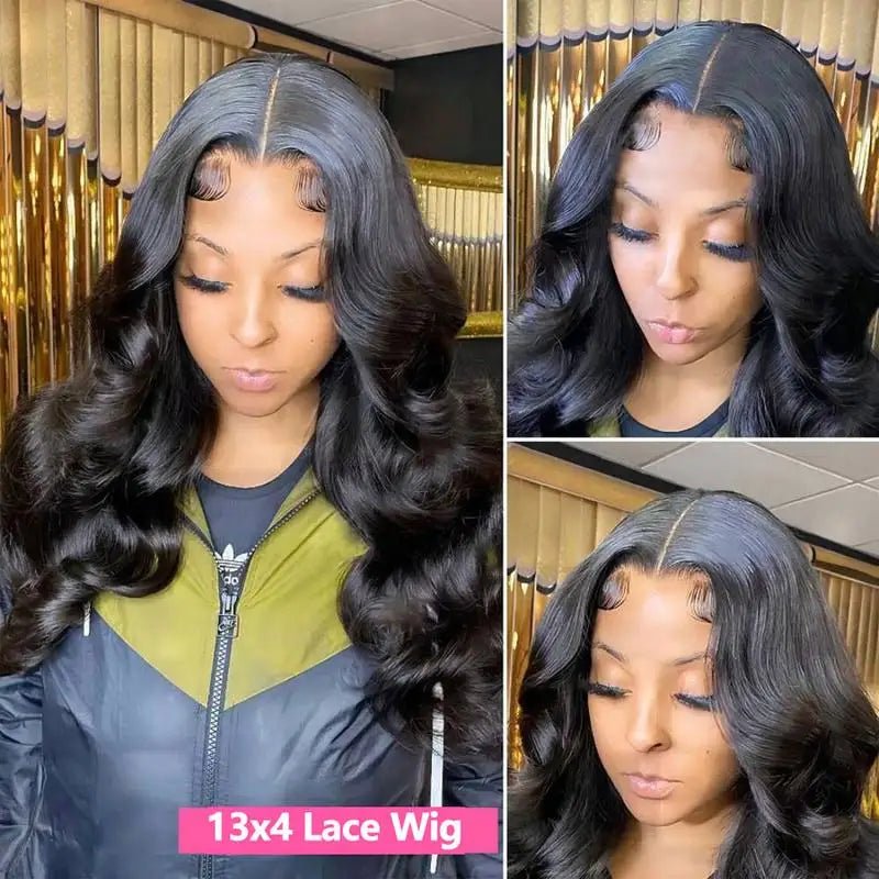 Heyju wig 13x6 HD Lace Frontal Wig 13x4 Lace Front Human Hair Wigs For Black Women Body Wave Lace Front Wig Brazilian Hair Wig - MAGUSTA BEAUTY