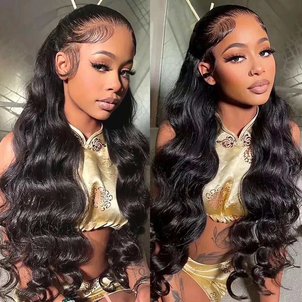Heyju wig 13x6 HD Lace Frontal Wig 13x4 Lace Front Human Hair Wigs For Black Women Body Wave Lace Front Wig Brazilian Hair Wig - MAGUSTA BEAUTY