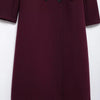 HH Women Fashion Burgundy Woolen Coat Double Breasted Long Sleeve Lapel Blends Jacket Autumn Winter High Street Outerwear - MAGUSTA BEAUTY