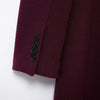 HH Women Fashion Burgundy Woolen Coat Double Breasted Long Sleeve Lapel Blends Jacket Autumn Winter High Street Outerwear - MAGUSTA BEAUTY