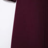 HH Women Fashion Burgundy Woolen Coat Double Breasted Long Sleeve Lapel Blends Jacket Autumn Winter High Street Outerwear - MAGUSTA BEAUTY