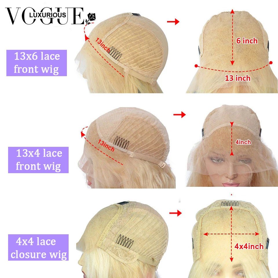 Highlight Brown Honey Blonde Brazilian Virgin Human Hair Lace Closure Wigs Transparent Lace Front Women Wig Pre Plucked On Sale - MAGUSTA BEAUTY