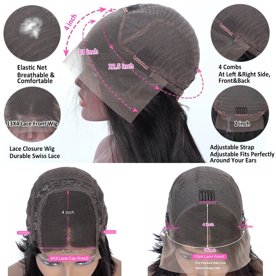 Highlight Honey Brown 13x4 Curly Lace Front Wig Glueless Human Hair Wigs Ombre 13x6 HD Deep Wave Lace Frontal Wig For Women Sale - MAGUSTA BEAUTY